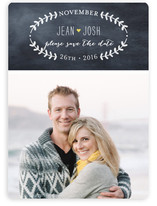 Oval Love Save the Date Cards