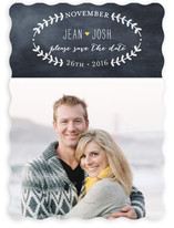 Oval Love Save the Date Cards