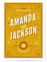 Deco Date Save the Date Cards