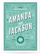 Deco Date Save the Date Cards