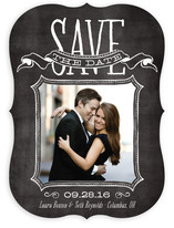Chalked Save the Date Cards