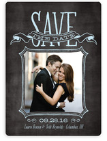 Chalked Save the Date Cards