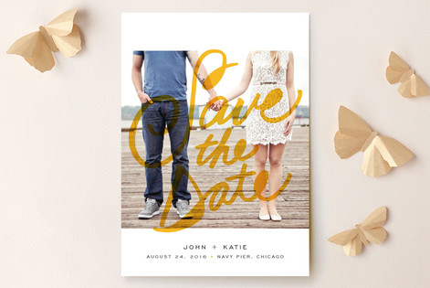 Written Save the Date Cards