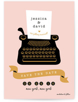 Typewriter (The Next Chapter) Save the Date Cards
