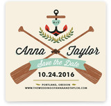 Campy Nautical Love Save the Date Cards
