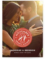 Sealed with a Kiss Save the Date Cards