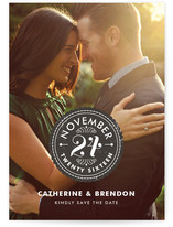 Sealed with a Kiss Save the Date Cards