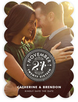 Sealed with a Kiss Save the Date Cards