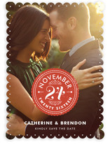 Sealed with a Kiss Save the Date Cards