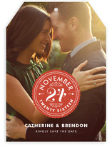Sealed with a Kiss Save the Date Cards