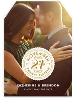 Sealed with a Kiss Save the Date Cards