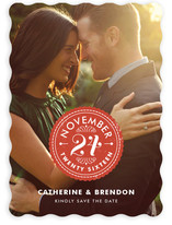 Sealed with a Kiss Save the Date Cards