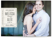 Book Plate Save the Date Cards