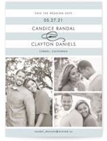 Striped Gallery Save the Date Cards