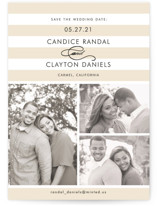 Striped Gallery Save the Date Cards