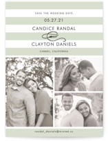 Striped Gallery Save the Date Cards