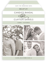 Striped Gallery Save the Date Cards