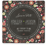 Festive Garden Save the Date Cards