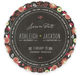 Festive Garden Save the Date Cards