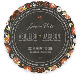 Festive Garden Save the Date Cards
