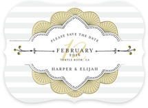 Striped Sweet Nothings Save the Date Cards