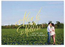 Timeless Bold Typography Save the Date Cards