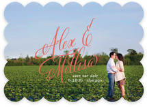 Timeless Bold Typography Save the Date Cards