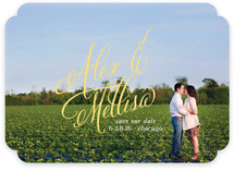 Timeless Bold Typography Save the Date Cards
