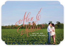 Timeless Bold Typography Save the Date Cards