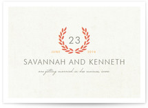 Love Wreath Save the Date Cards