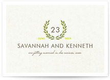 Love Wreath Save the Date Cards