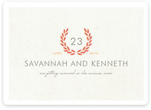 Love Wreath Save the Date Cards