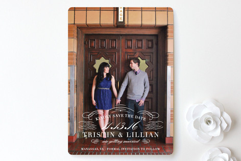 Refined Save the Date Cards
