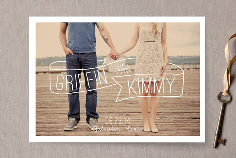Wrapped in Love Save the Date Cards
