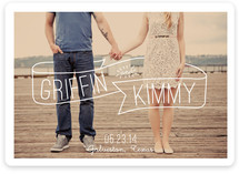 Wrapped in Love Save the Date Cards