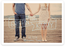 Wrapped in Love Save the Date Cards