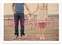 Wrapped in Love Save the Date Cards