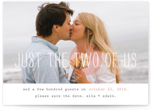 Just the Two of Us Save the Date Cards