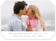 Just the Two of Us Save the Date Cards