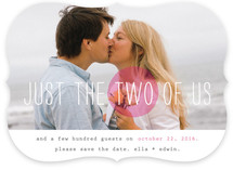 Just the Two of Us Save the Date Cards