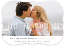 Just the Two of Us Save the Date Cards