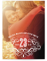 Scroll Stamp Save the Date Cards