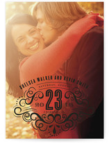Scroll Stamp Save the Date Cards