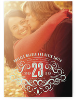 Scroll Stamp Save the Date Cards