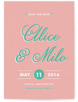 Storied Book Cover Save the Date Cards