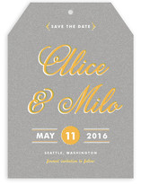 Storied Book Cover Save the Date Cards
