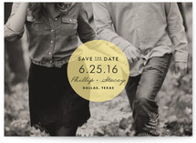 Round & Round Save the Date Cards