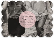 Round & Round Save the Date Cards