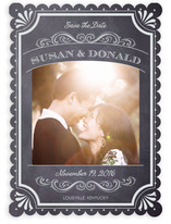 A Chalkboard Marriage Save the Date Cards