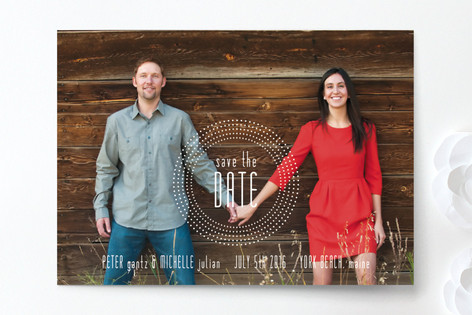 Embossed Save the Date Cards